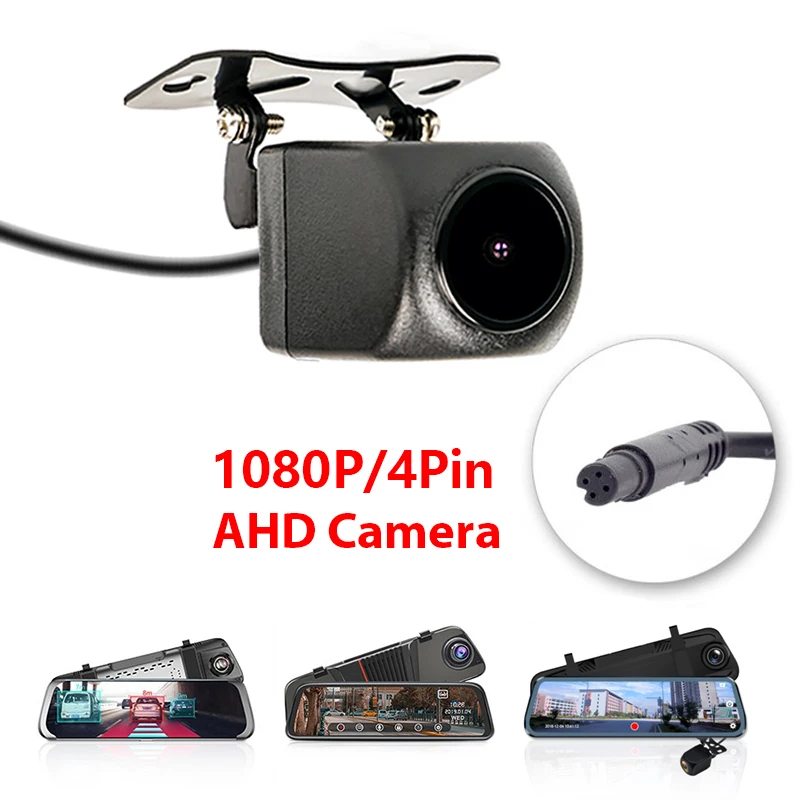 Tanie Tylna kamera samochodowa 1080P AHD z 4/5pin dla wideorejestrator samochodowy lusterko samochodowe Dashcam wodoodporna sklep