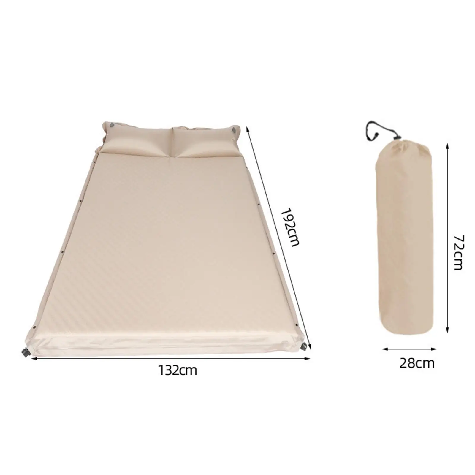 Automatic Inflatable Mattress Compact Cushion Camping Sleeping Pad with Pillow for Travel Hiking Backpacking Tent Picnic
