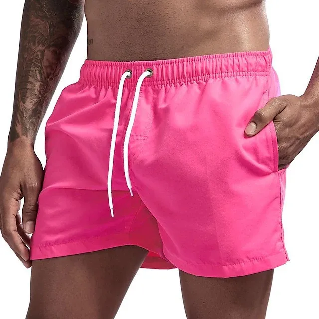 

Men's Quick-drying Swim Shorts men-s-bottoms Pink