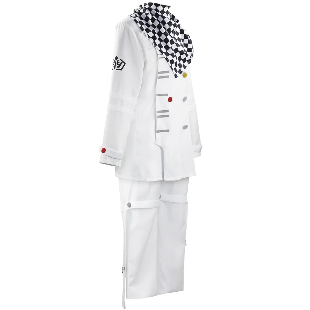 Cosplay Costume Danganronpa V3 Kokichi Oma Cosplay White Uniforms Cloak Full Set Halloween Carnival Party Clothes