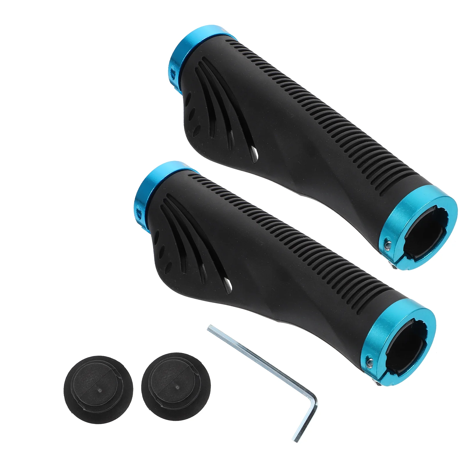 

1 Pair Handlebar Grips Cover Bike Handle Cover with Spanner Anti Handlebars Grips Protector For Mountain Bike Road Bike Folding