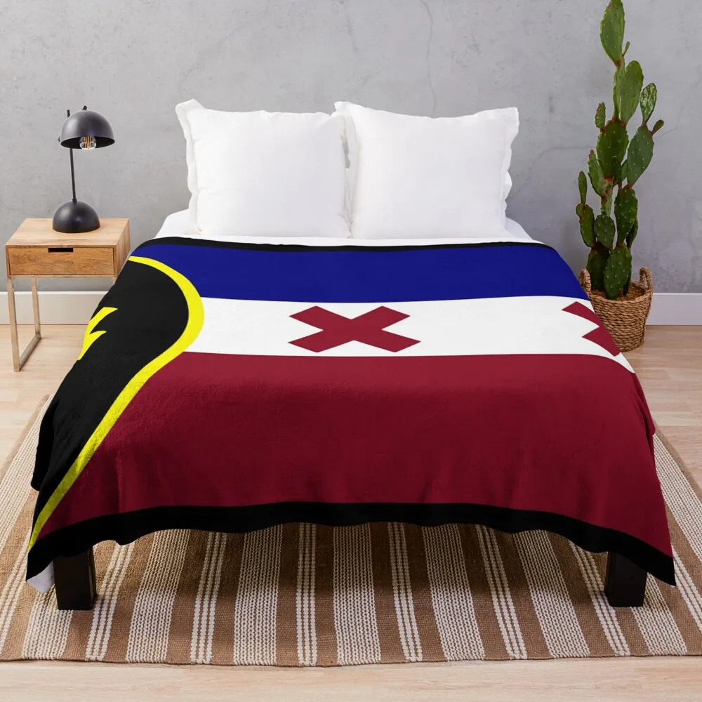 

lmanberg flag Throw Blanket Sofa Quilt Multi-Purpose Blankets For Baby