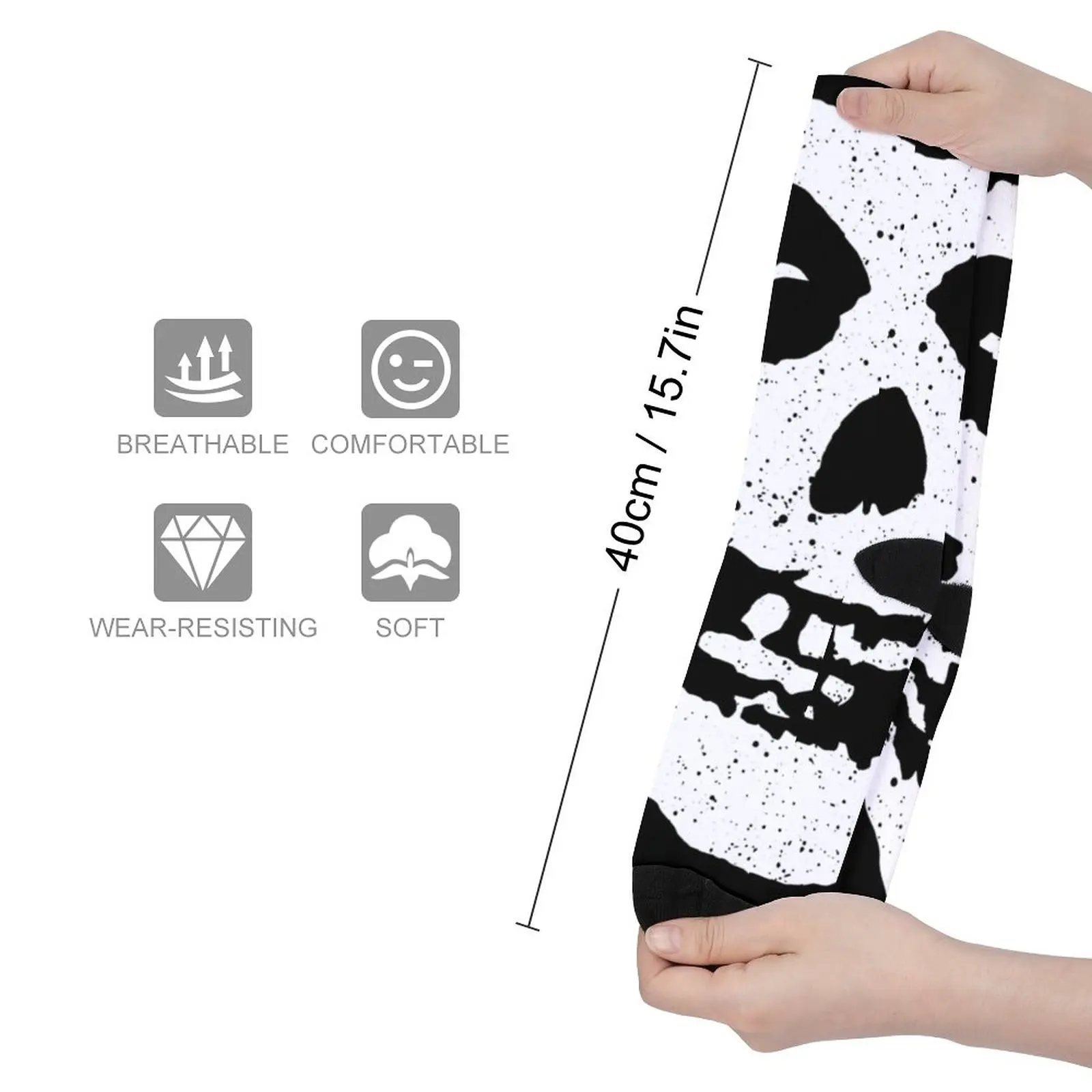 Retro Misfits Fiend Skull Gift Men Women Socks winter socks golf Men′s sock Lots