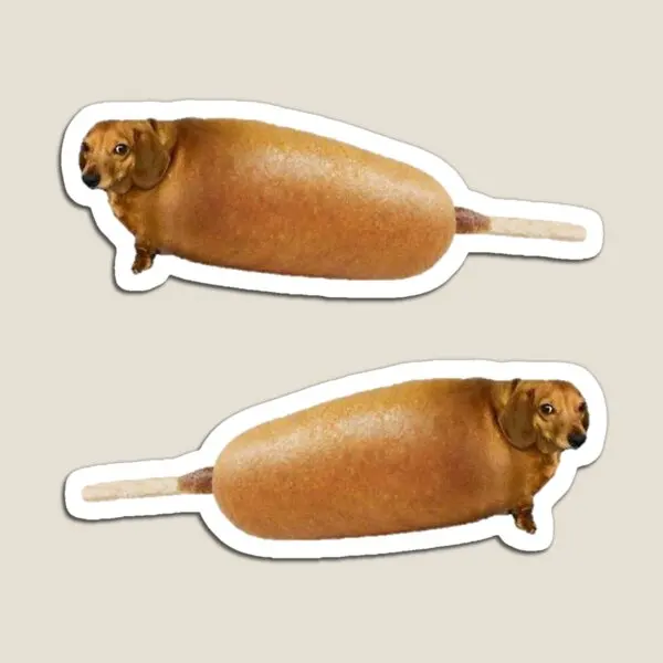 

Детский магнит «кукурузные собаки», магнитный холодильник для детей, забавный красочный декор, детские наклейки, держатель, милая игрушка