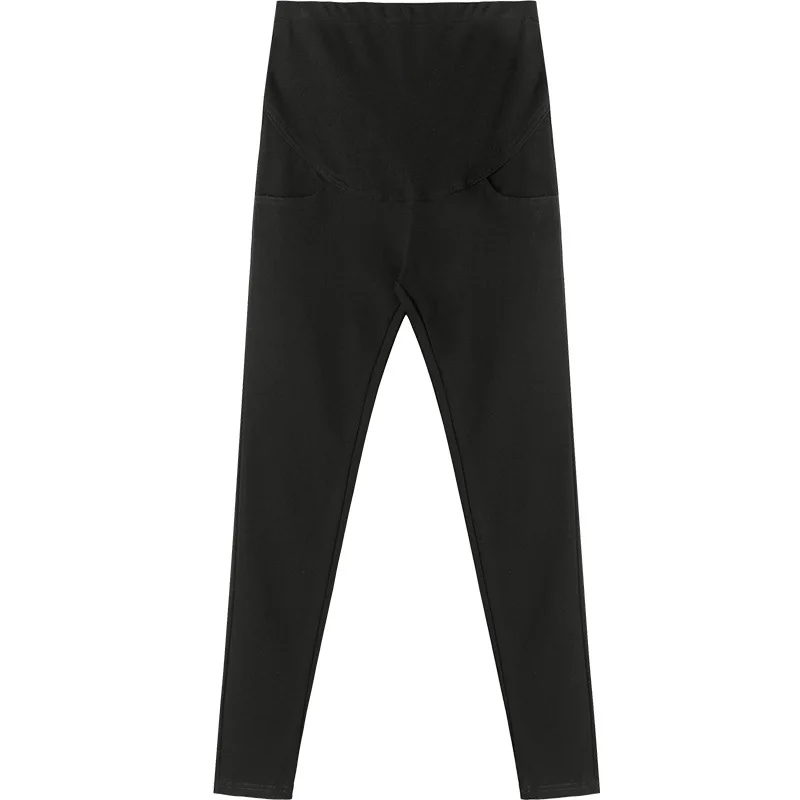 75 Pregnant Women's Slim-Fit Capri Pants Nine-Inch Length Luxury Brocade Belly Support Pants Slimming Casual Tights Leggings
