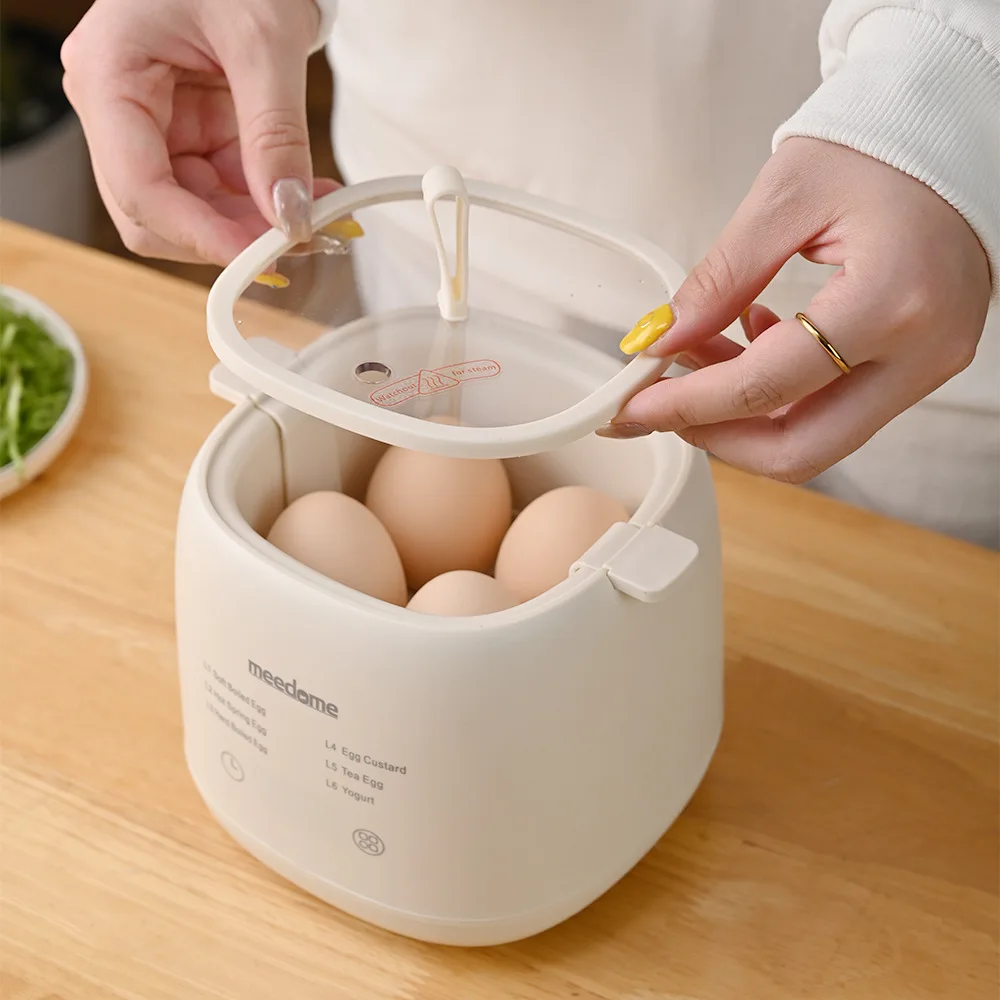 Breakfast Machine Egg Steamer Multifunctional Breakfast Maker With Automatic Power-Off Egg Cooker Soft-Boiled Egg Hot Spring 2