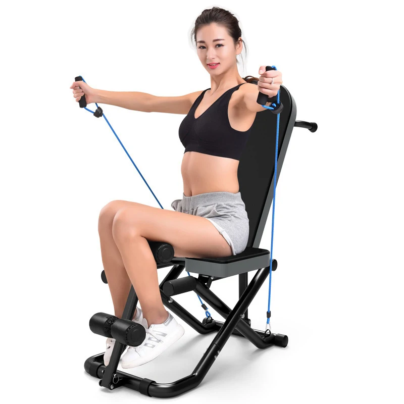 MIYAUP Multifunctional Machine Foldable Dumbbell Stool Weight Loss Fitness Equipment Yoga Inverted Stool