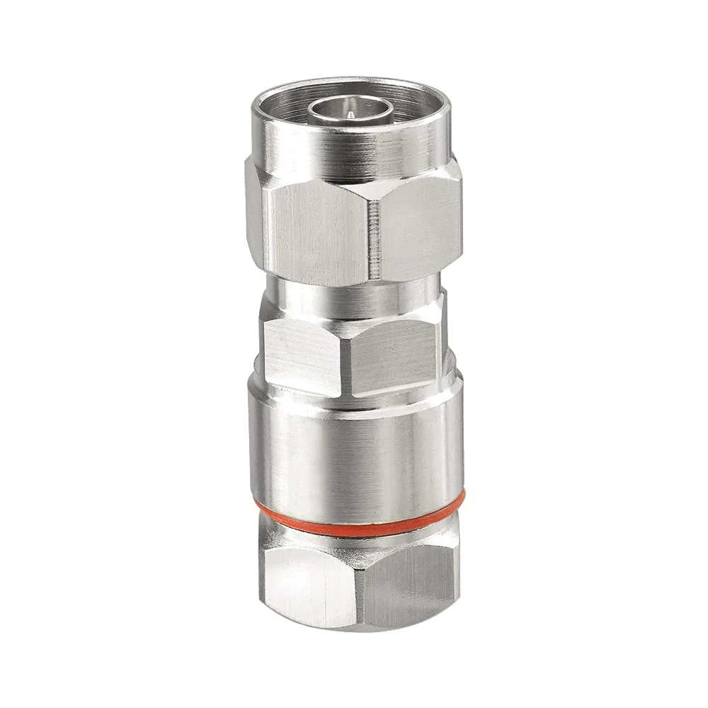 RF Coaxial Connector for Corrugated Copper Cable