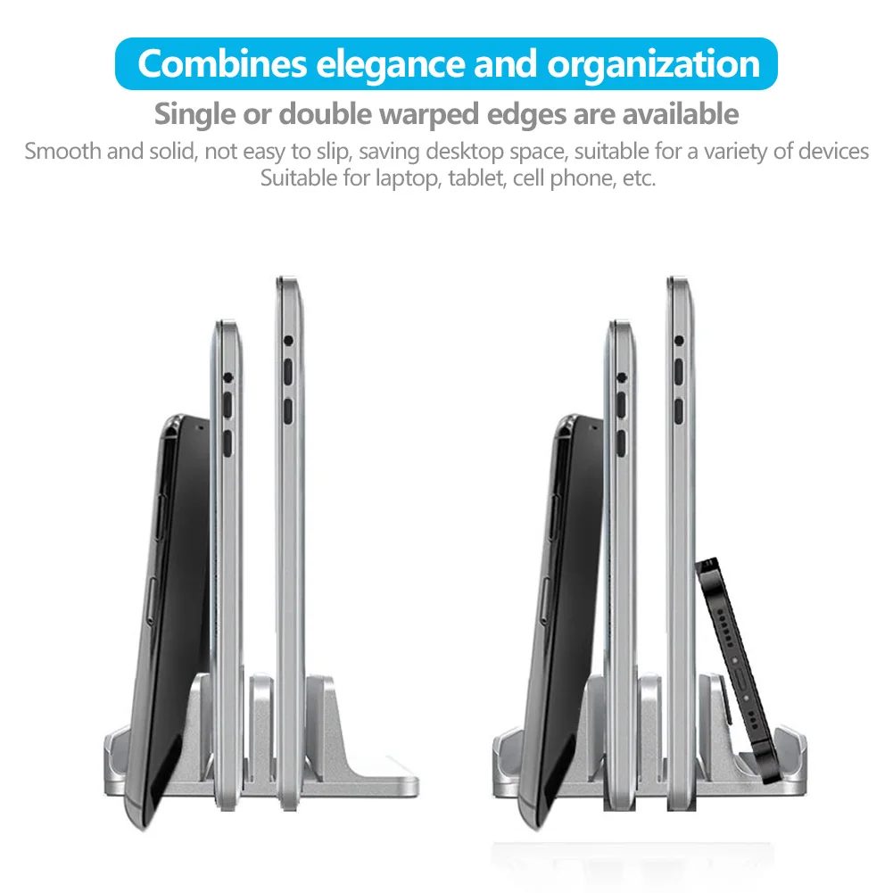 수직형 노트북 스탠드 조절 가능한 데스크 노트북 홀더 맥북/델/HP/서피스용 범용 노트북 도킹 스테이션 스탠드