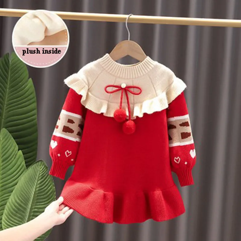 Robe Pull Fille Le Top Taille 4T - Couleur Rose à Carreaux, Thème Chat, 100% Coton, Manches Courtes, Occasion En Très Bon état