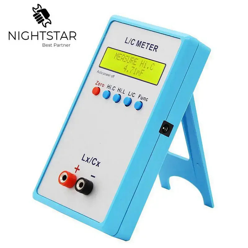 LC200A Inductance Inductor Capacitance Capacitor L/C Multimeter Meter Tester Capacitance Digital LCR Meter 4