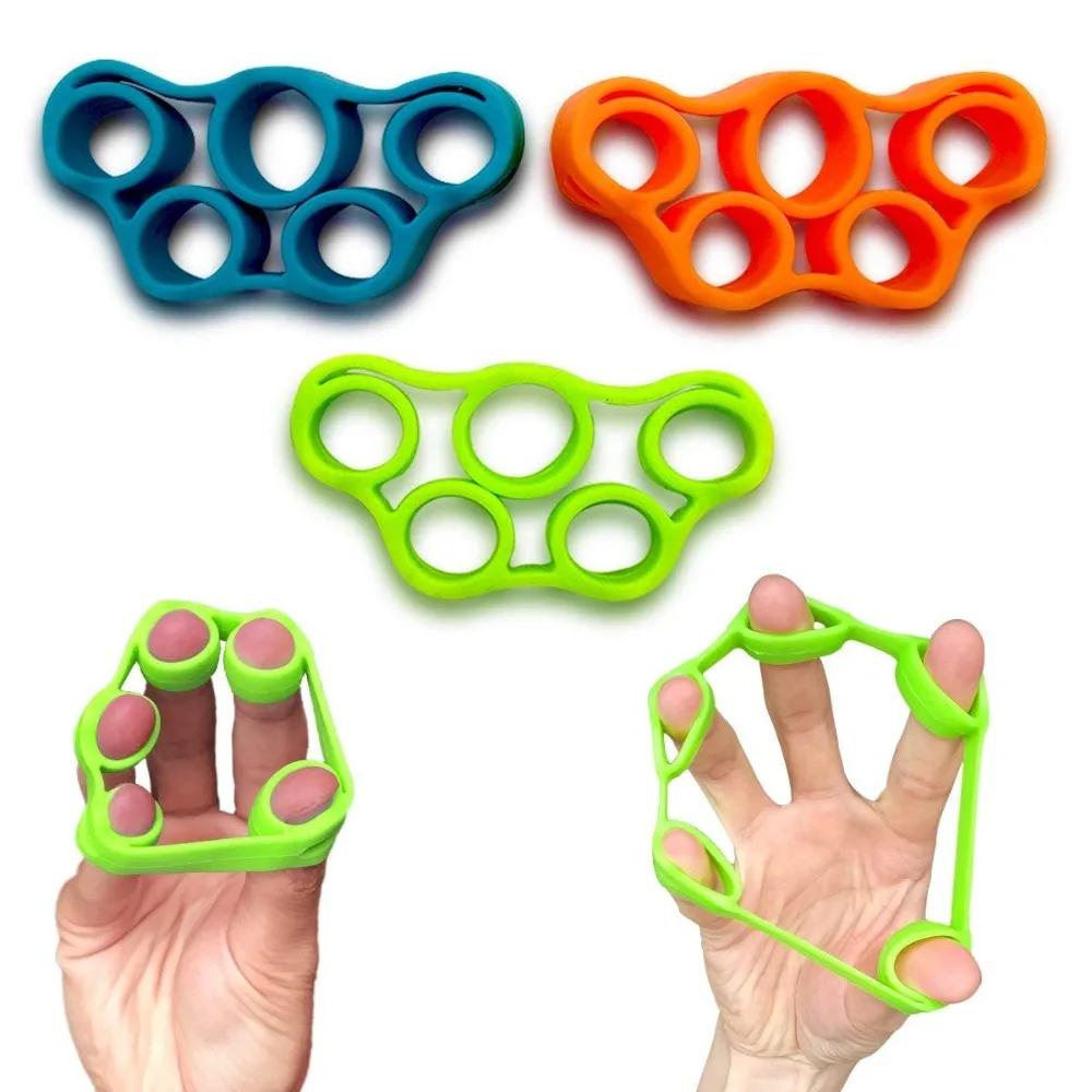 Silicone Hand Expander 1Pcs Finger Hand Grip Finger Training Stretcher Trainer Strength Resistance Bands Wrist Exercise Fitness Hand Strengthener Finger Strength Trainer Finger Trainer Hand Grip Trainers Hand Grip Exerciser Hand Trainer Wrist Exerciser Hand Exerciser