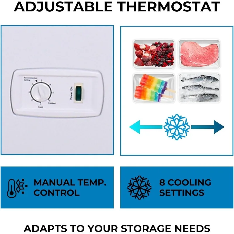 Kenmore 14.6 Cu Ft Garage-Ready Chest Freezer Manual Defrost Deep Freezer Chest Small