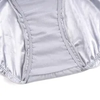Culotte Sexy Super extensible pour femmes, Lingerie féminine, slip en Satin taille basse, sous-vêtements respirants et confortables 4