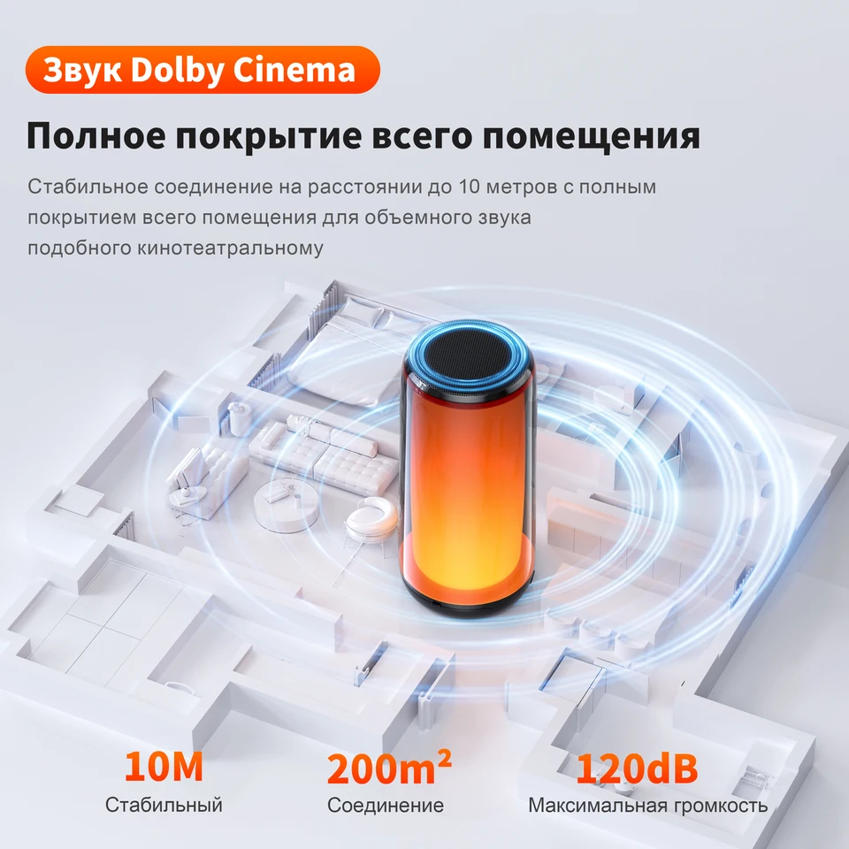 QERE Bluetooth With Hi-Res 10W Audio,Wireless HiFi Portable Speaker IPX5 Waterproof,Outdoor Multiple Connection Modes,_voghion.com