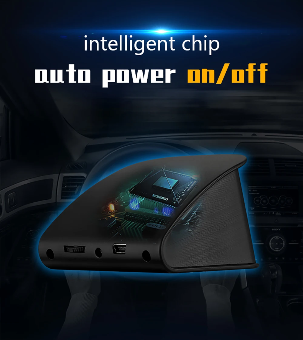 P10 Pro Head Up Display On-board Computer Car Digital OBD2 Mileage OBD Driving C