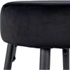 Counter Height Bar Stools Set of 2, Velvet Kitchen Upholstered Dining Chair Stools 24 Inches Height 5