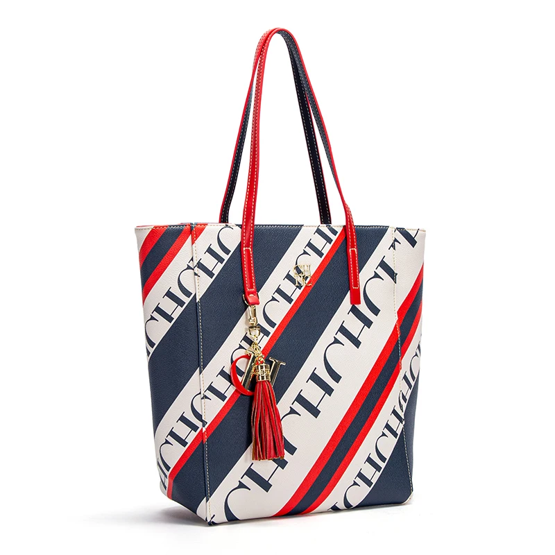 حقيبة دلو نسائية من كلوريد البولي فينيل ، سعة كبير...