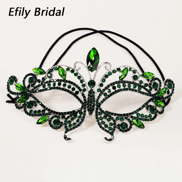 Emerald Green Masquerade Mask Women Masquerade Ball Masks Green