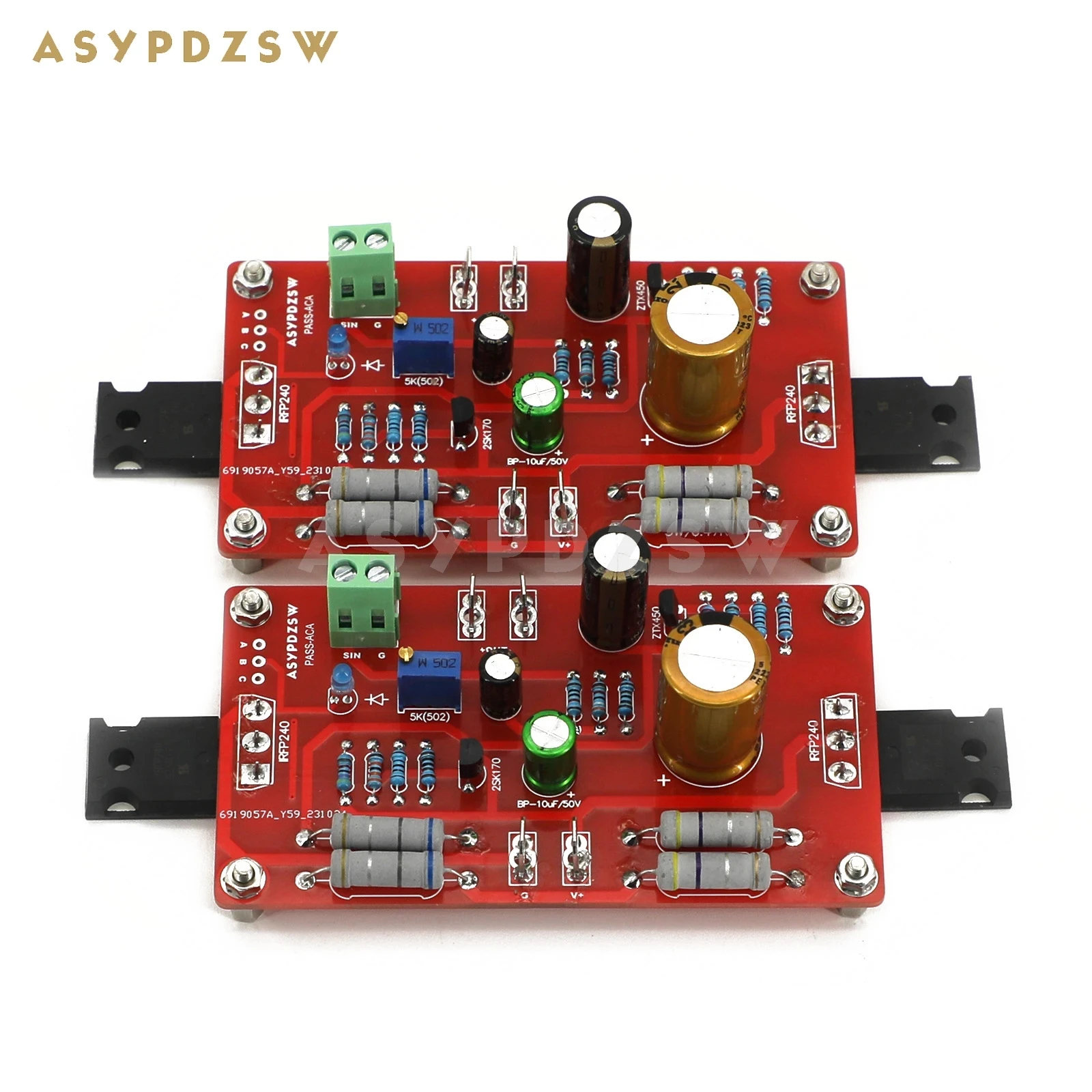 

2 CH Stereo PASS ACA Single-Ended Class A FET+MOS Power amplifier DIY kit/Finished board 5W+5W