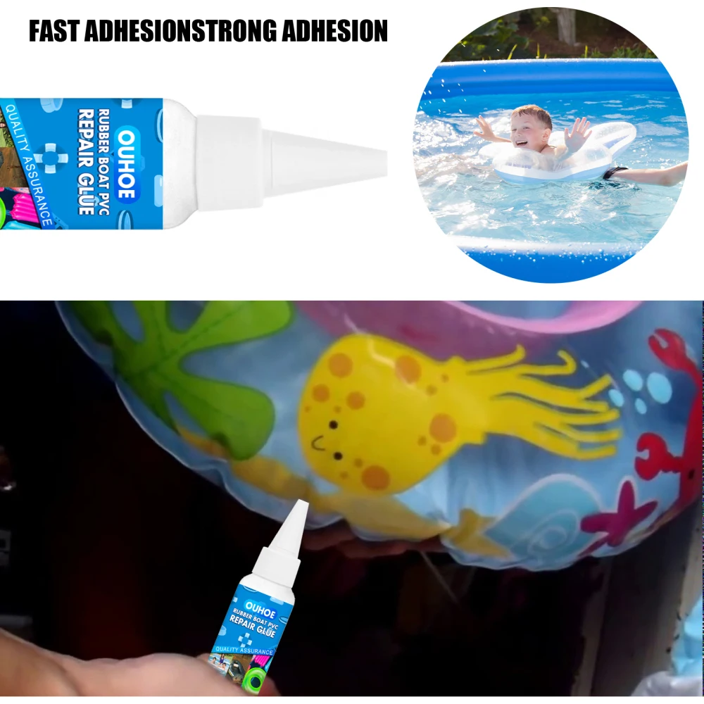 30ml Strong Repair Glue For Boats Swimming Pool Lifebuoy Pad Repair Glue Waterproof Adhesive Sealant For Rubber Liquid Latex Pvc