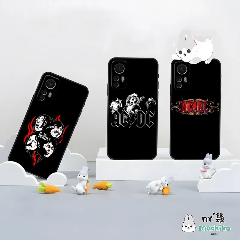 

AC∕DC Rock Band Phone Case For Xiaomi 8 9 11 9T 12 13 11T 9SE 11i Lite Ultra Note10 Poco F3 M4 M3 X4 GT Pro Luxury Back Cover