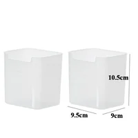 1 pièce Boîte de rangement pour aliments pour porte latérale de réfrigérateur, Boîte de conservation fruits et légumes, Conteneur de réfrigérateur, Tiroir de rangement, Fournitures de cuisine 2