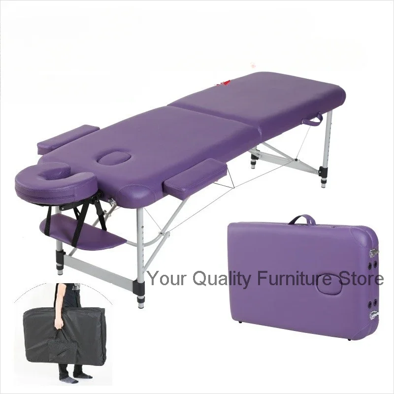 

Headboards Folding Bed Massage Pedicure Facial Portable Lash Salon Tables Tattoo Spa Cama Dobravel Beauty Furniture LJ50MB