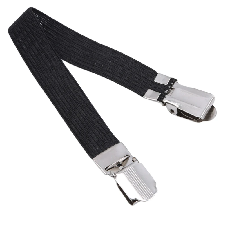 4pcs Elastic Bed Sheet Grippers 2Clips Belt Fastener Bed Sheet Clips Non-slip Clamp Mattress Cover Blankets Holder