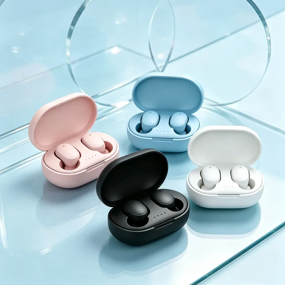 Compact Wireless Bluetooth Earbuds with Enhanced Sound and Secure Fit