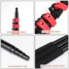 24/30/36/40 ft Heavy Duty High Reach Extension Window Cleaning Pole Telescopic Extendable Paint Roller Handle Garden/Picking 2