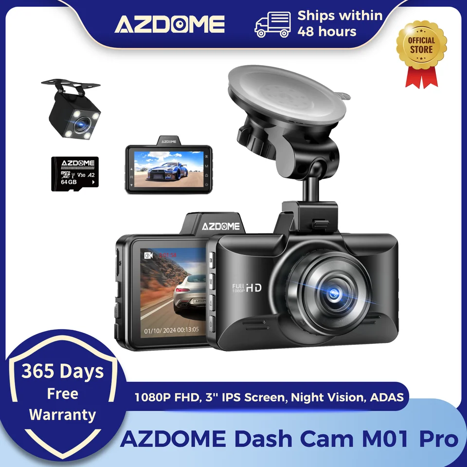 IZEEKER Dashcam 4K, 2160P-1080P Caméra Voiture avec Carte SD 32G