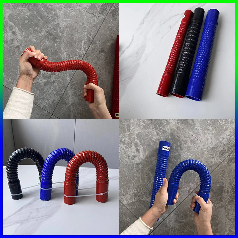 ID70100mmCarUniversalSiliconeFlexibleHoseRadiatorTubePipeFor