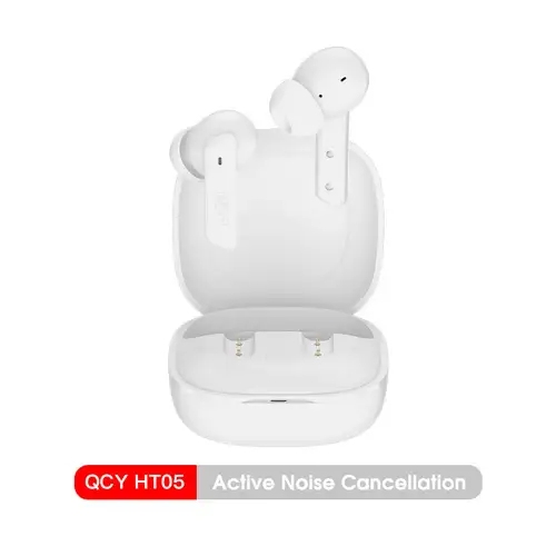 QCY HT05 ANC Wireless Earphone 40dB Noise Cancelling Bluetooth 5.2 Headphone 6 Mic ENC HD Call TWS Earbuds Transparency Mode - Image 24