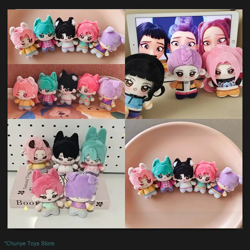 10cm KPOP デーモンハンターズ ぬいぐるみセット - ルミ・ミラ、ゾーイ