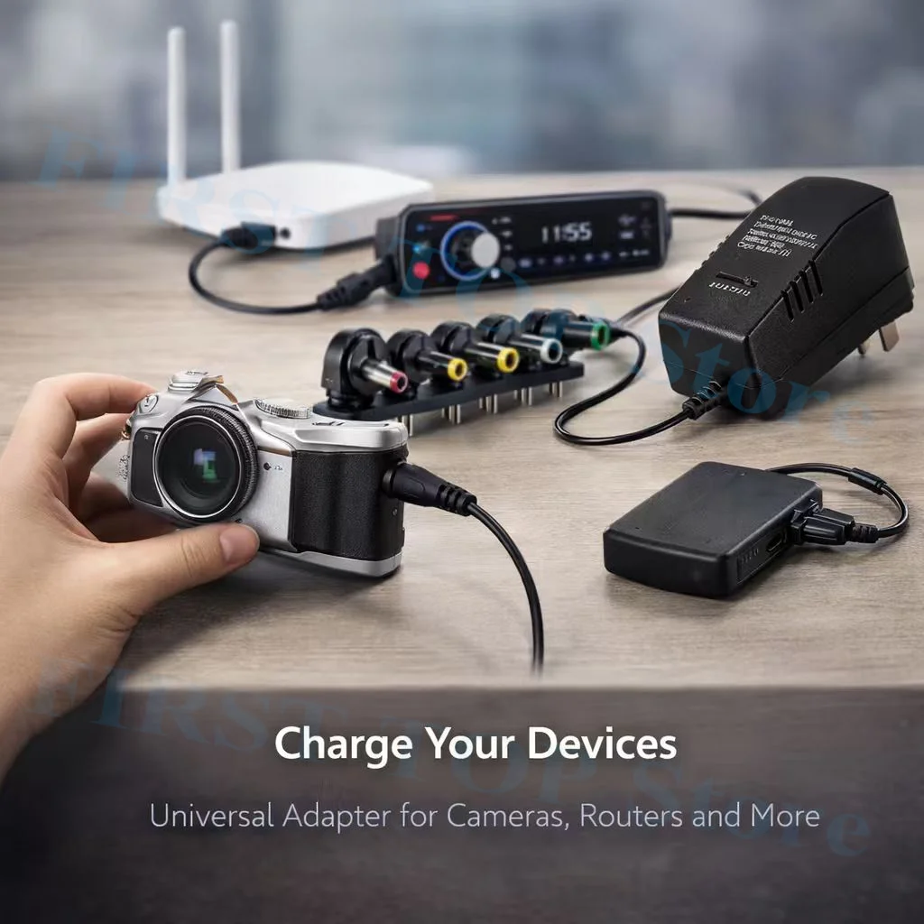 Universal Adjustable Voltage Power Supply Adapter - 30W 3A