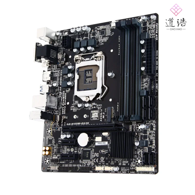 B150 Motherboard For GA-B150M-DS3H 64GB HDMI M.2 LGA 1151 DDR4 Micro ATX Motherboard 4 B150 Motherboard For GA-B150M-DS3H 64GB HDMI M.2 LGA 1151 DDR4 Micro ATX Motherboard - Image 2