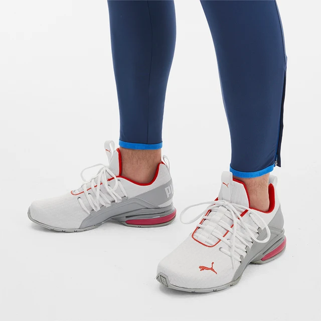 Puma véritable AXELION chaussures de course classiques respirantes, rembourrées, sportives, résistantes à l'usure et coupe basse pour hommes 193148-02 1