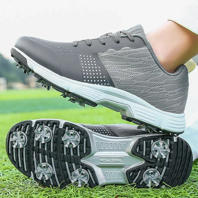 

Professional Golf Shoes Men Spikes Golfers Shoes Size 39-47 Golf Wears Mens Sport Sneakers