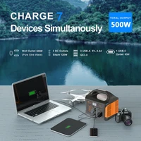 Station d'alimentation portable Gaiaray 100W 200W 500W, générateur solaire 220V, batterie LiFePO4, station d'alimentation d'urgence pour le camping, les voyages, les camping-cars 3