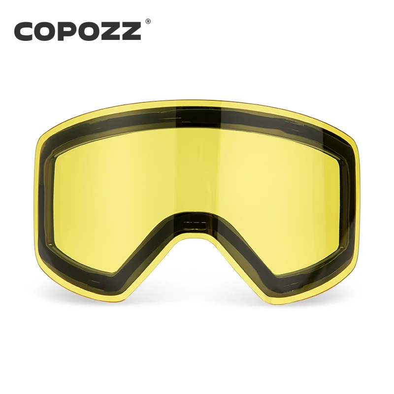 Replacement Ski Goggles Lenses Lens For COPOZZ Model-20101 Anti-fog UV400 Ski Glasses Snowboard Eyewear Lenses (Lens Only) 2