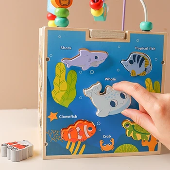 Wooden Activity Cube - Wooden Toy 4