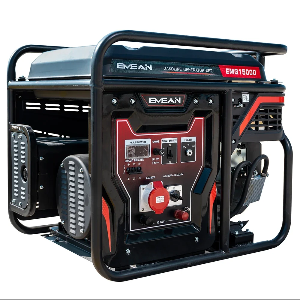 15kw 15kva Petrol Generator Generator Gasoline 15kva 380volt Silent Water Cooled Gasoline