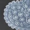 1PCS Spring Sakura Flower Nail Silicone Mold 3D Acrylic Carving Tulip Mushroom Soft Stamping Plate Leaves DIY Manicure Art Decor 5
