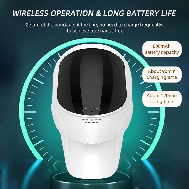 Wireless Face Neck LED Mask 119leds Photon Rejuvenation Skin Care Repair Skin Brightening 7 Colors Facial Beauty Mask