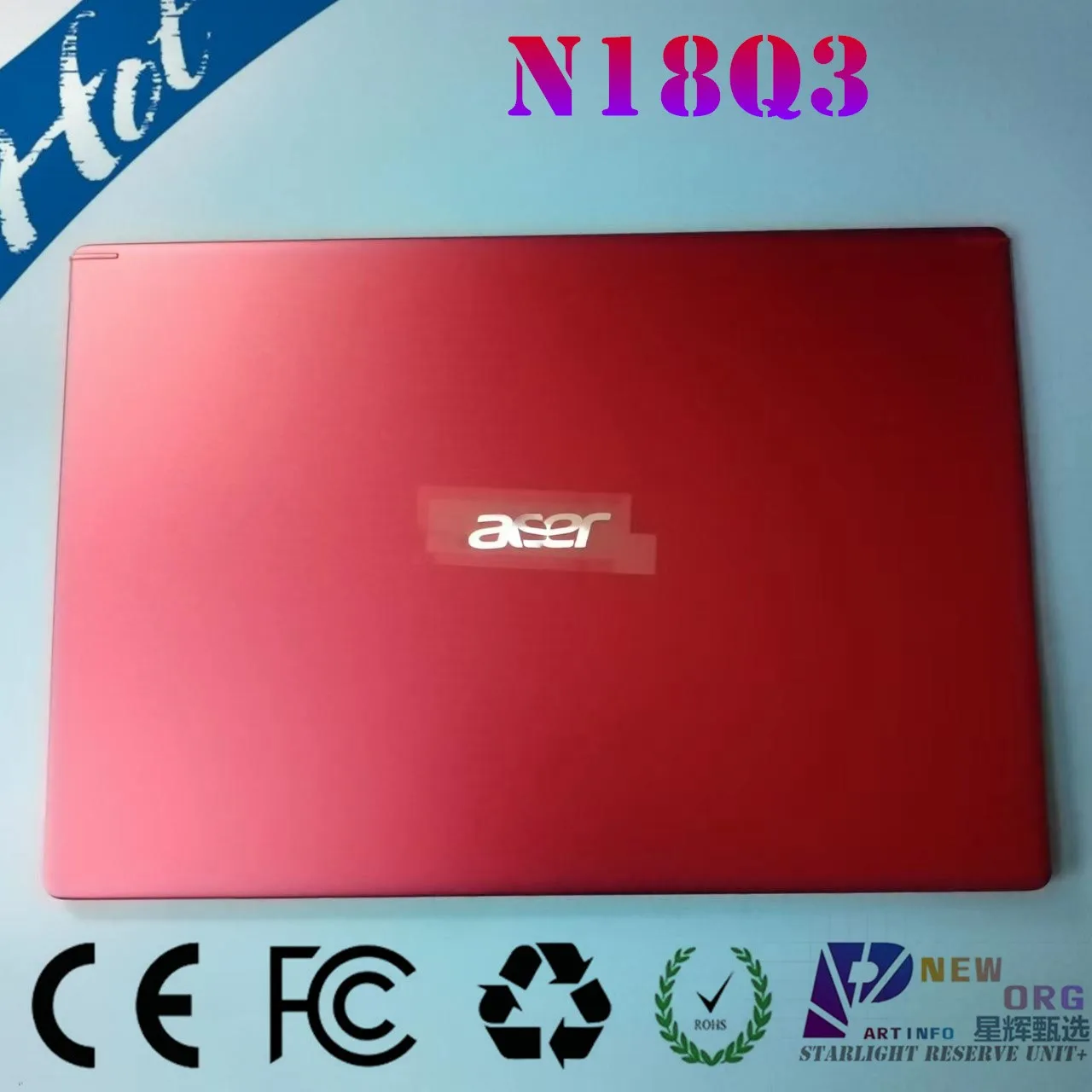 

Laptop LCD Back cover lidrear for ACER ASPIRE5-15 A515-44 A515-54 A515-55 S50-51 N18Q13 Series metal RED