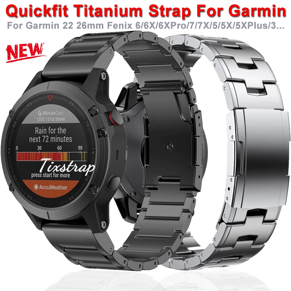 22mm 26mm Silikon-Armband für Garmin Fenix 5 Plus 6 7 Instinct 2, 26mm für Fenix
