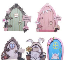 1/12 Dollhouse Mini Garden Fairy Door Dollhouse Furniture Decoration Doll House Micro Landscape Handicraft Accessories