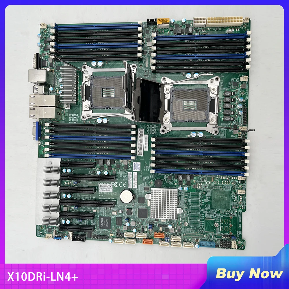 

X10DRi-LN4+ Original For Supermicro Dual-channel Server Motherboard 4 Gigabit Ethernet Port C612 Perfect Test