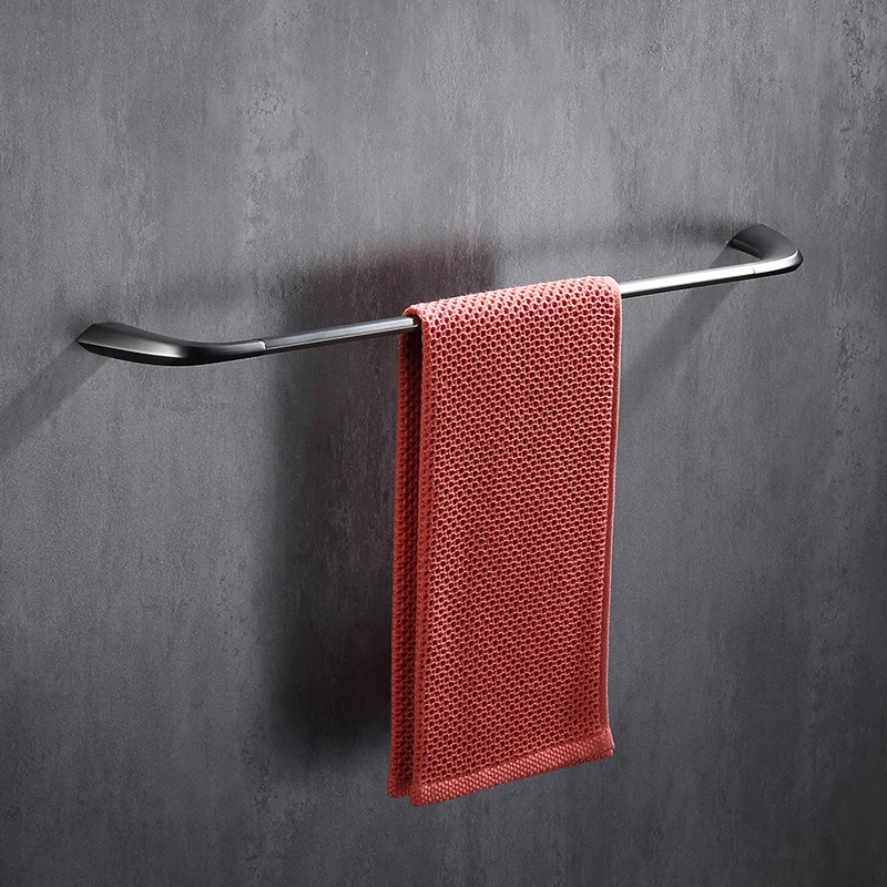 

Stainless Steel Perforated Towel Rod, Single Rod Bathroom Storage Rack, Towel Rack, Hanging Rack, Bathroom Towel Rack